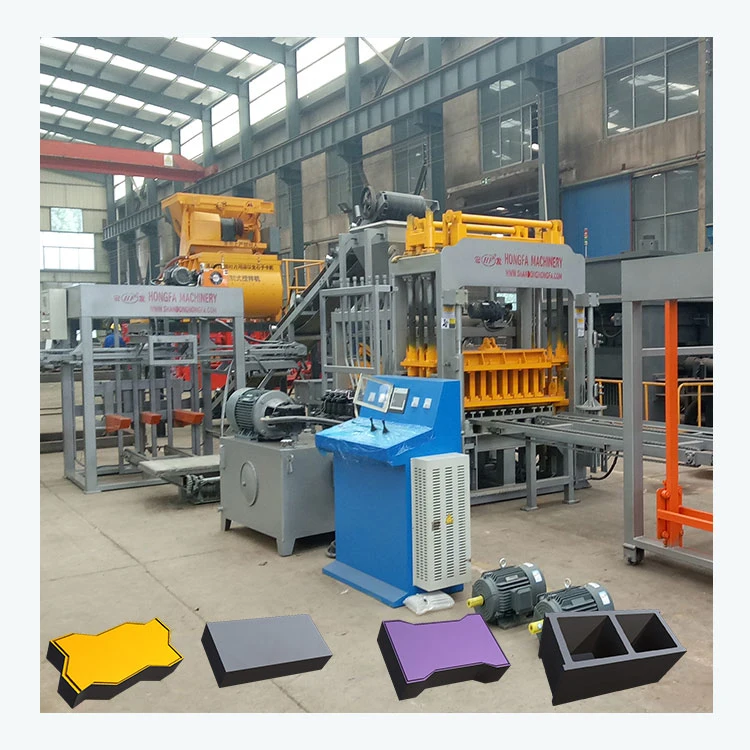 Qt5-15 Full Automatic Concrete Brick Making Machine\ Automatic Brick Machine\Block Machine