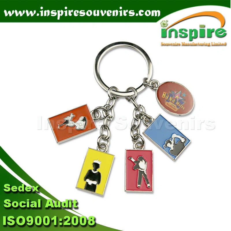 3D Keyrings Metal Chaveiro de promoção dons