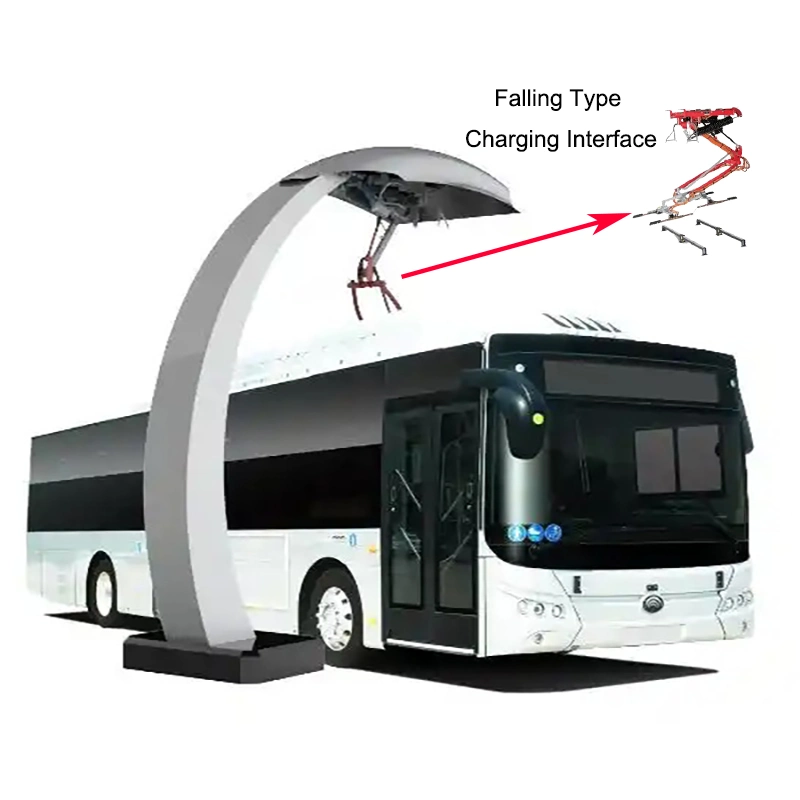 300kw 600kw Station de charge de bus électrique à pantographe haute puissance pour la charge sur le toit.