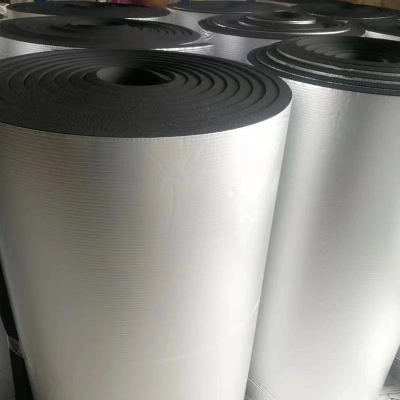 Flammhemmende Hitzebeständigkeit Wärmedämmung Aluminiumfolie Gummi Kunststoff Isolierplatte