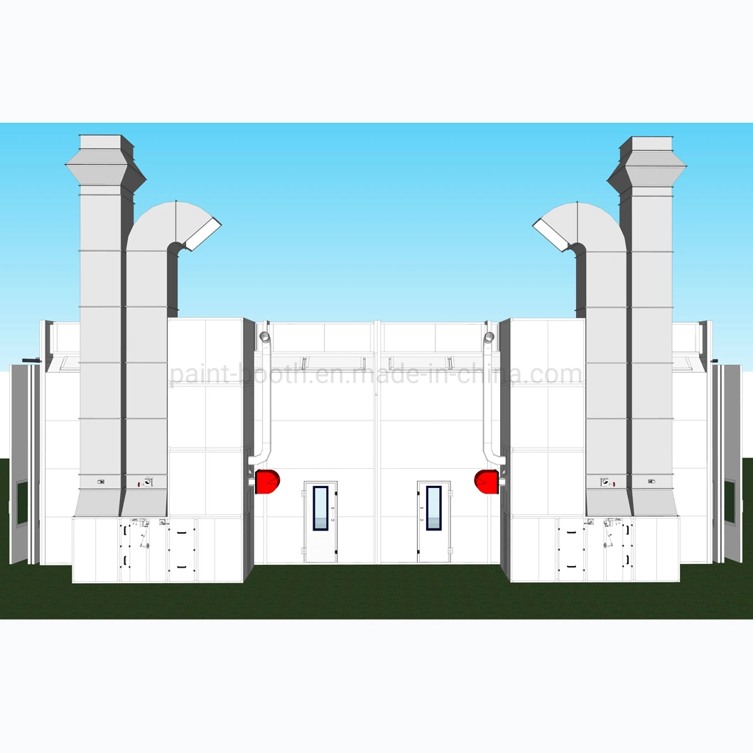 It-16-6A CE Certificate Downdraft Industrial Paint Booths for Large Vehicles