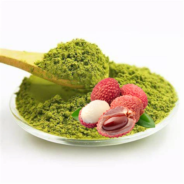 En bonne santé de qualité supérieure de la poudre matcha Extrait de thé vert matcha Litchi la saveur de haute qualité sur la vente