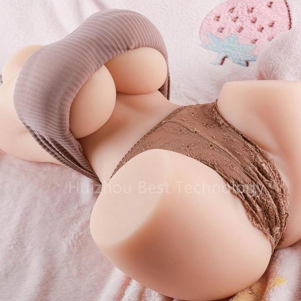 Muñeca silicona realista de la fábrica de sexo mejor precio al por mayor de sexo masculino de la mitad cuerpo Doll Vagina Artificial producto anal