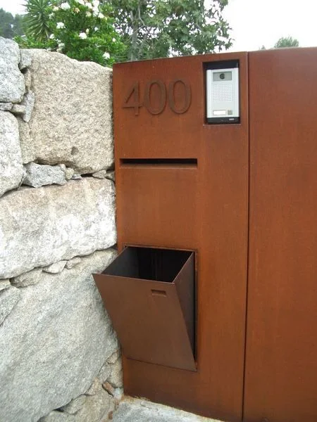 Metal Corten Steel Letter Boxes