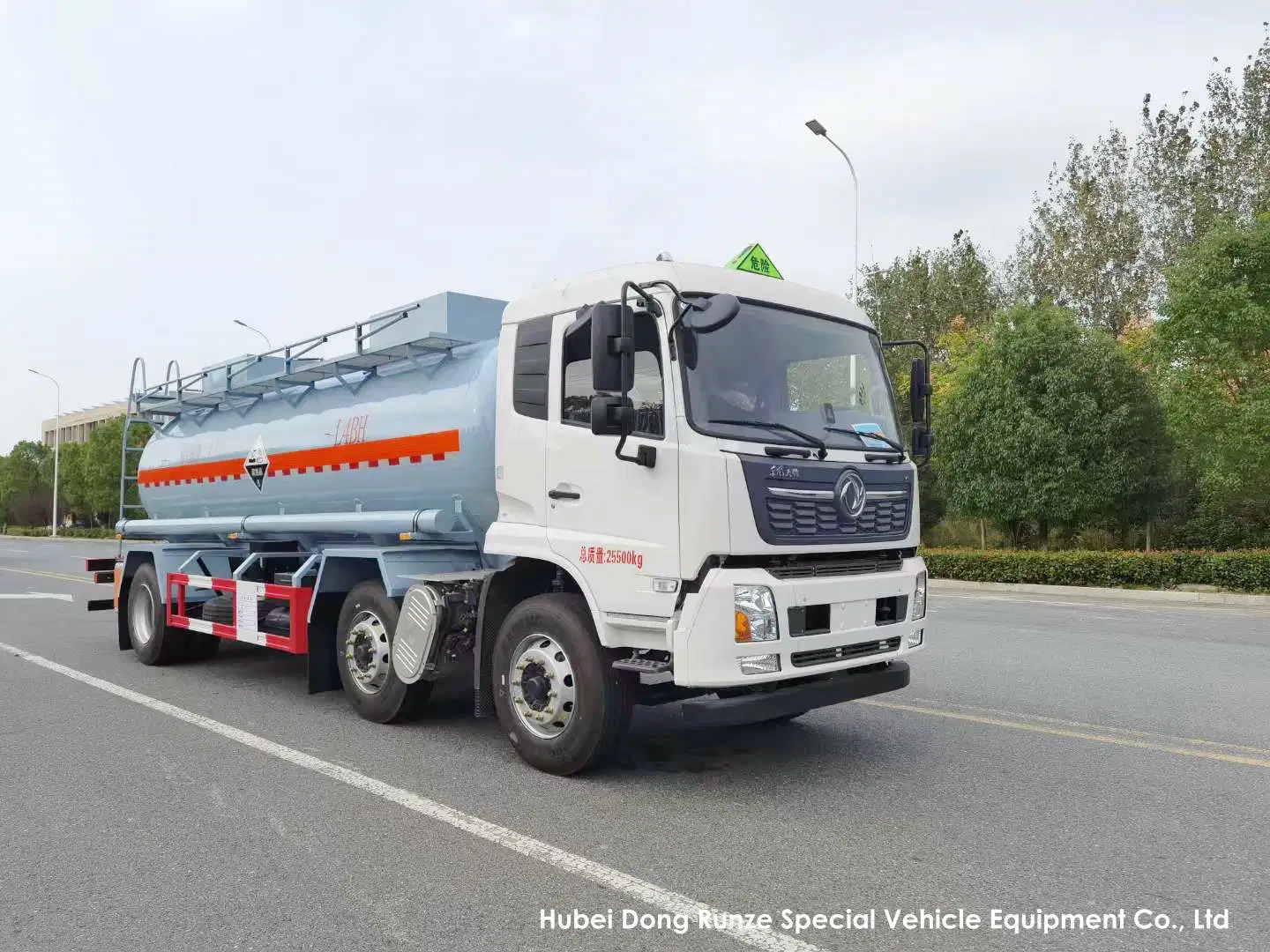 18-25ton Corrosive Articles Chemical Transport Muriatic Sulphuric Acid Hydrochloric Acid Bleach Tank Truck (18500Liters Q235 Steel Tank Lining LDPE 18-20mm)