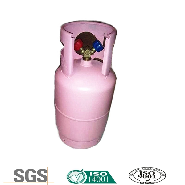 Refrigerant Gas R410A in Recovery Cylinder