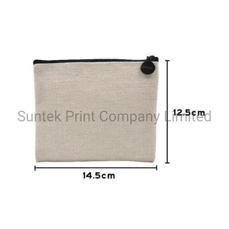 Blank DIY Linen Make-up Bag & Pencil Bag