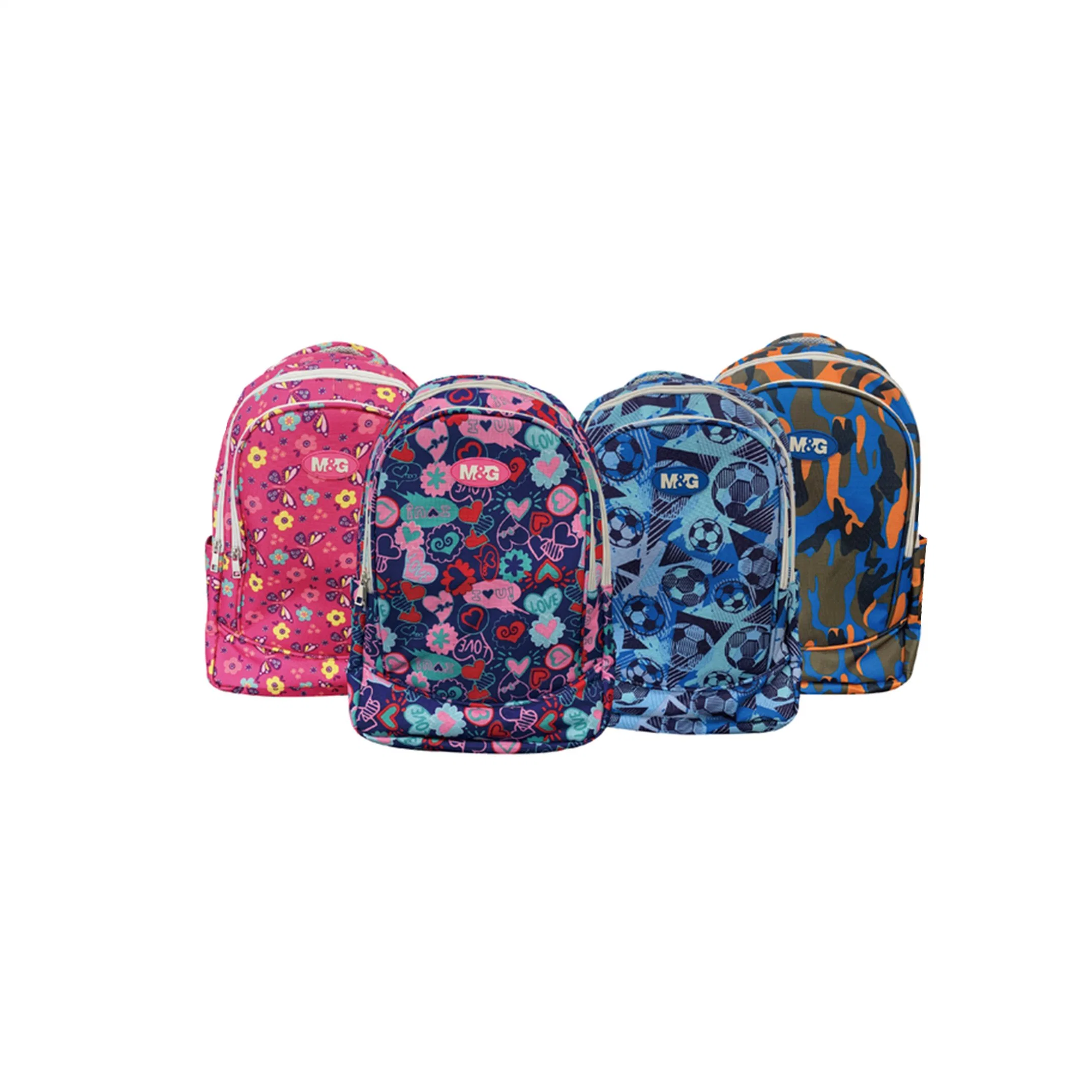 Eco-Friendly Colorful Stylish Water Resistant Thicken Shoulder Straps School Bag Backpack