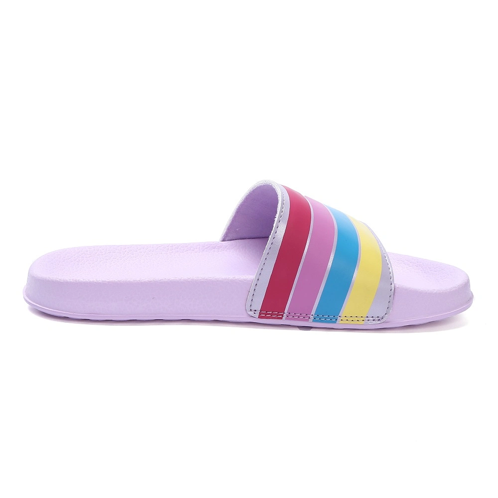 Été enfants chaussons Rainbow Home chaussons filles Plage intérieure sans lacets Chaussons Chaussures bébé fille