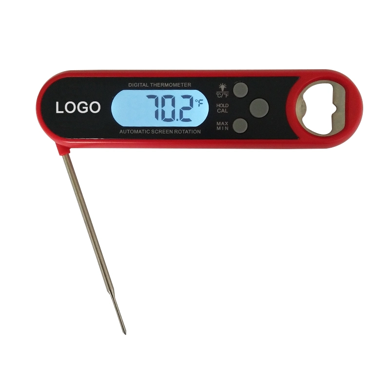 Ultra Fast Read Rotating Display Foldable Probe BBQ Thermometer