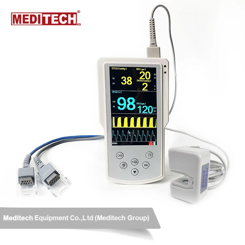 Dispositivo portátil de Meditech capnografía