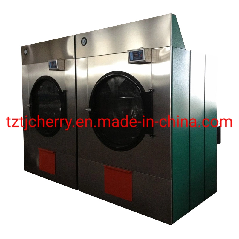 100kg Front Plate, Side Plate All Stainless Steel Garment Drying Machine Hotel Clothes Tumble Dryer