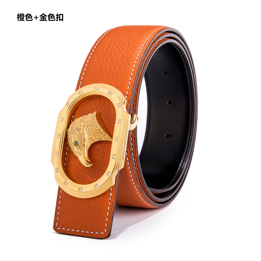 Luxury Designer Waist Genuine Leather Belts (strap reversible use)