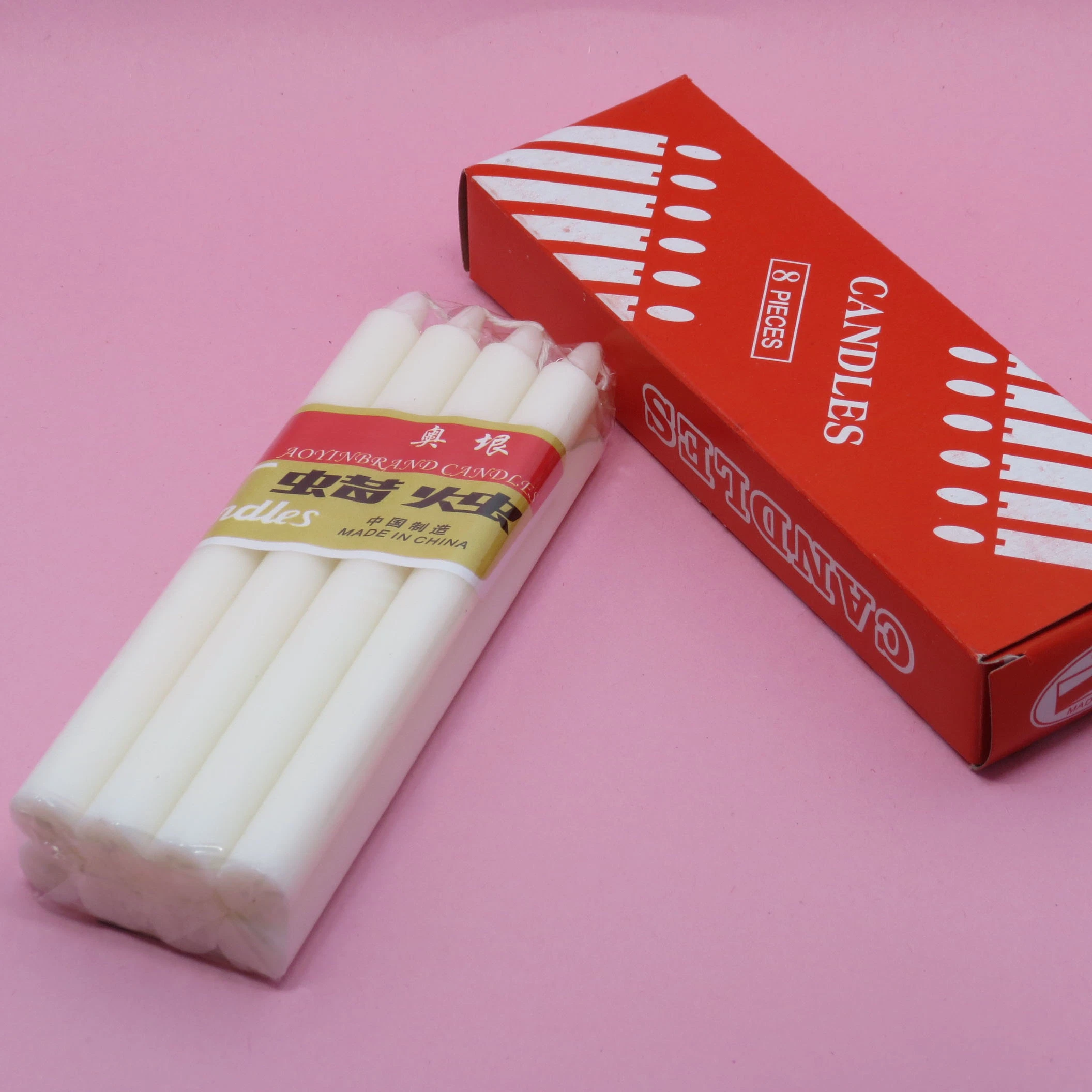 Long Burning Time White Household Candle for Daily Use