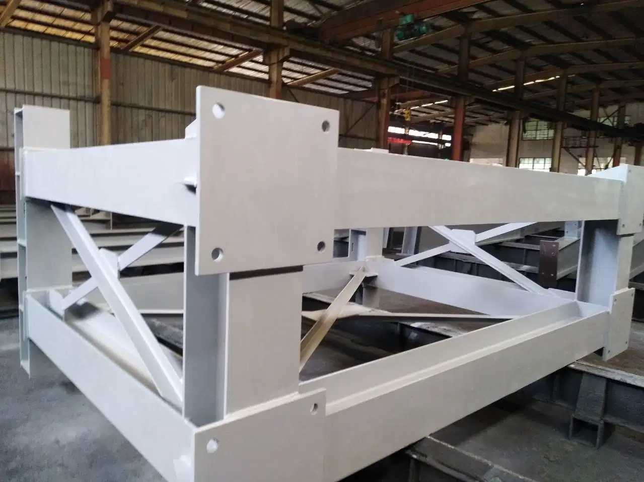 Export High quality/High cost performance  Steel Structure Parts on Sale Such as Crane Beam/Gable Beam/Steel Staircase