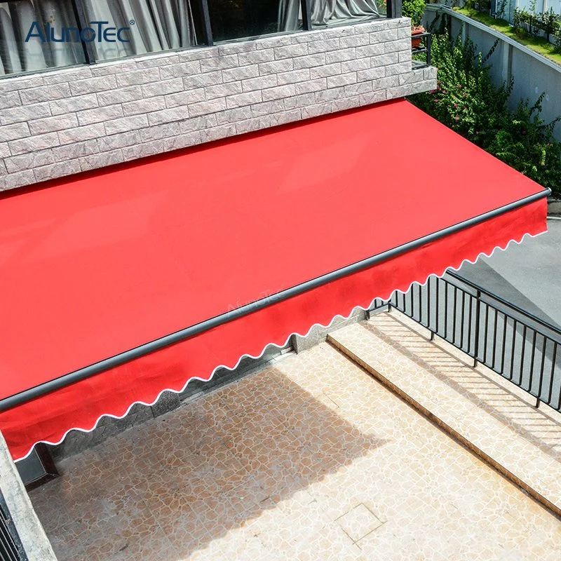Wall Hanging Electric Roof Rain Awning Customized Color 0 to 45 Degree Balcony Canopy Cassette Awnings