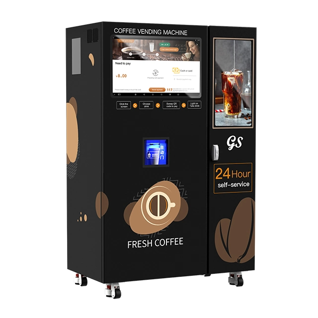 Self Serve Ice Vending Machine Milk Shake Vending Machine Maquina Bending Expendedora Cafe Con Hielo Y Leche