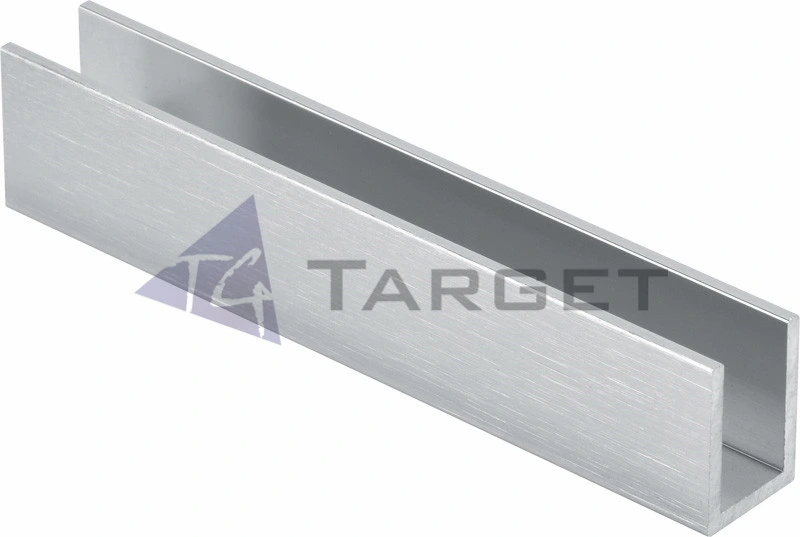 Aluminium U Channel Profile for Shower Glass Door (SFL-101AL)