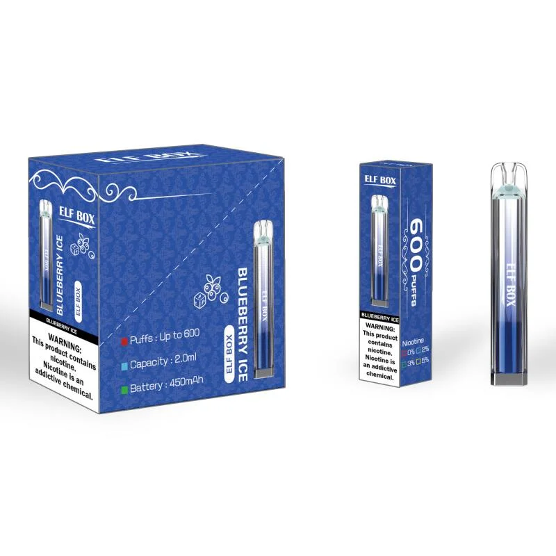No Burnt No Leaking Vape Mini E Cigarettes Doloda Elf Box 600puffs Crystal Disposable Pod Device Vs Puffs Bar Stick Elf 600puffs