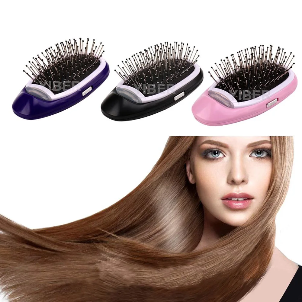 Dropshipping Service Hot Selling Ionic Hair Brush Portable Electric Anti Static Magic Negative Ion No More Frizz