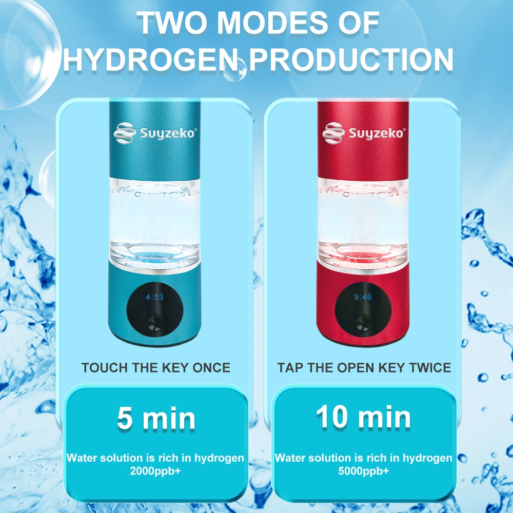 New Design H2 Rich Cup Portable Hydrogen-Rich Water Making Cup