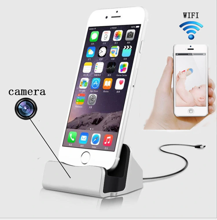 Ultra HD véritable téléphone Samsung Dock Mini caméra IP WiFi masqué Gadget Wc DV001SM