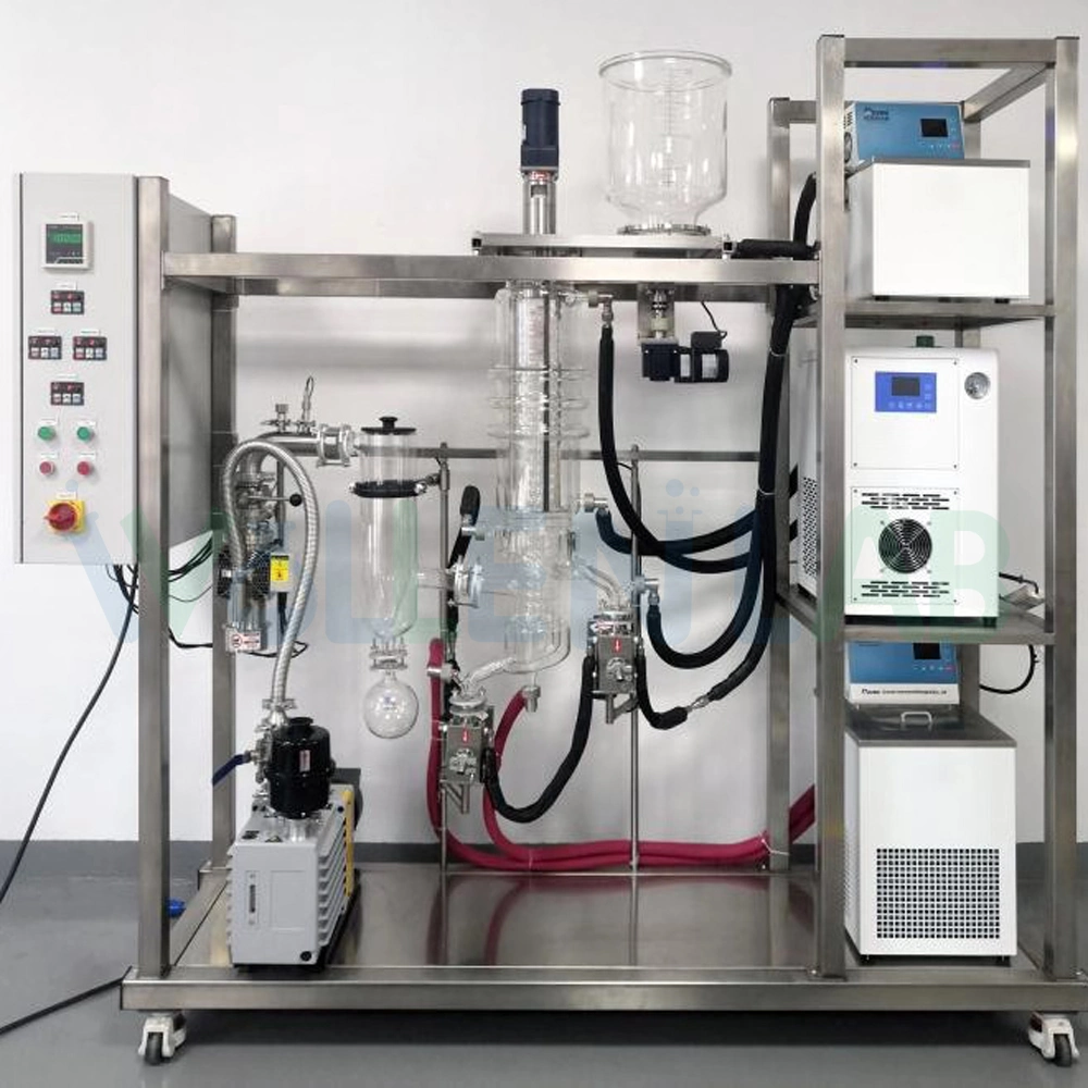 Lab Terpenes Hemp Ethanol Purification Extraction Evaporator Equipment Short Path Molecular Distillation