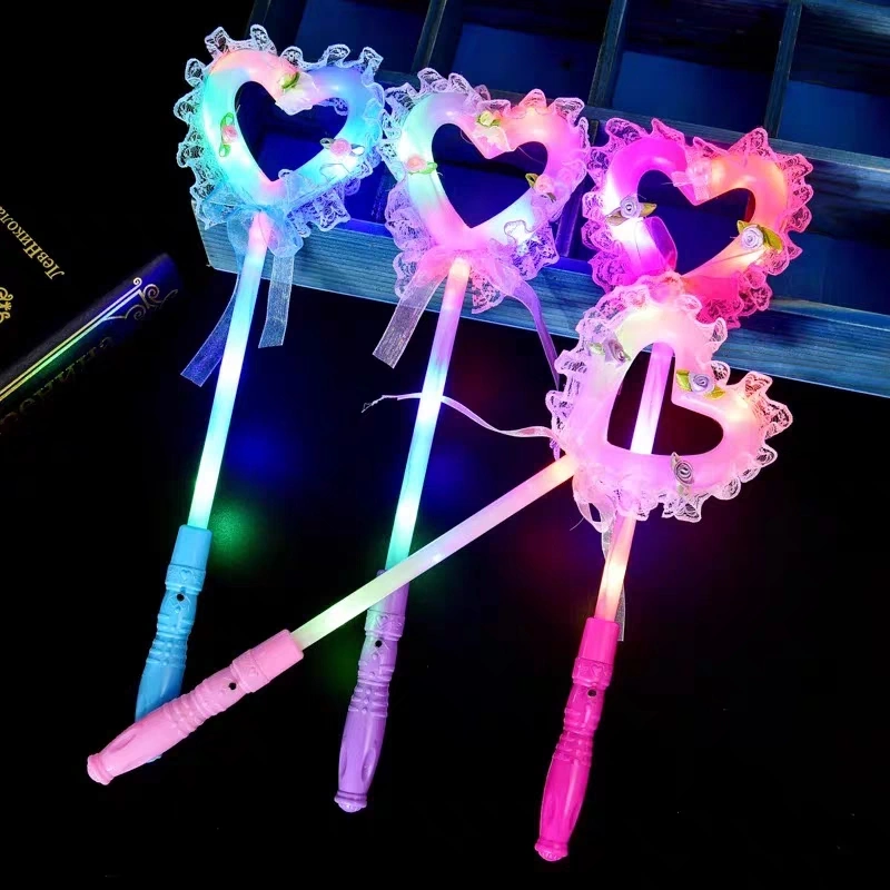 Logo Printing Flashing Effect Light Glasses Wedding Wands Favors up Easter Eggs Fishing Rod Foam Sticks LED Customized for Party Glow Stick