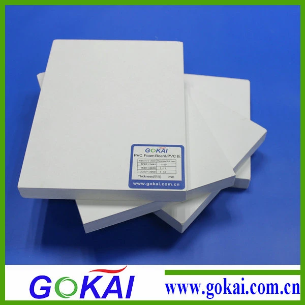 Gokai grosso B1 Retardancy chama Celuka PVC de 5 mm da placa de espuma/folha material PVC