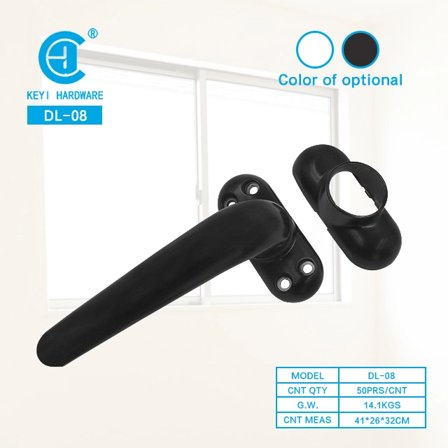 Keyi Metal Dl-08 High quality/High cost performance  Multifunctional Aluminum Door Lever Handle Door Lock Handle