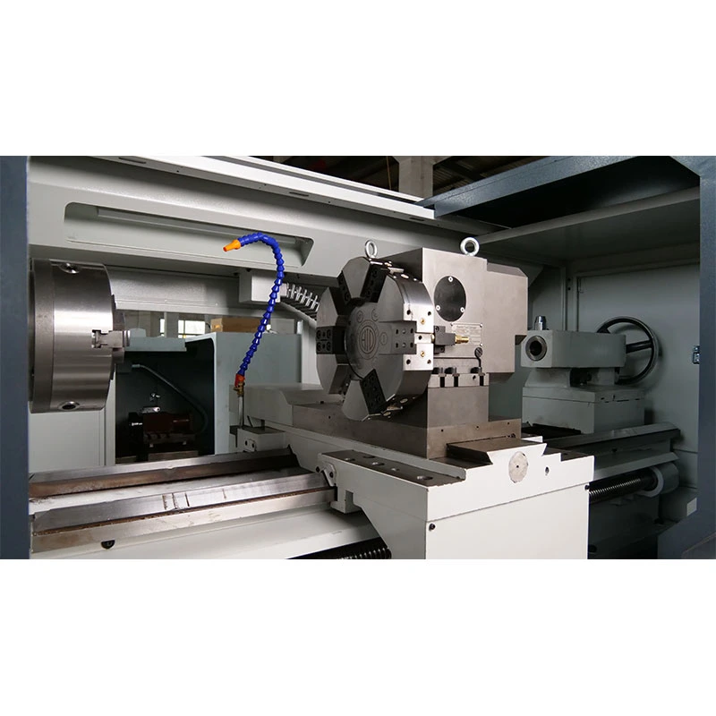 Máquina de torno de banco horizontal CNC de alta precisión CK6150 de 1000 mm de WMTCNC