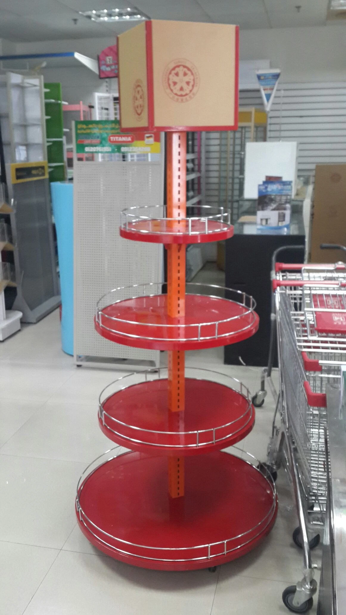 Metal Floor Display Stand/Advertising Stand