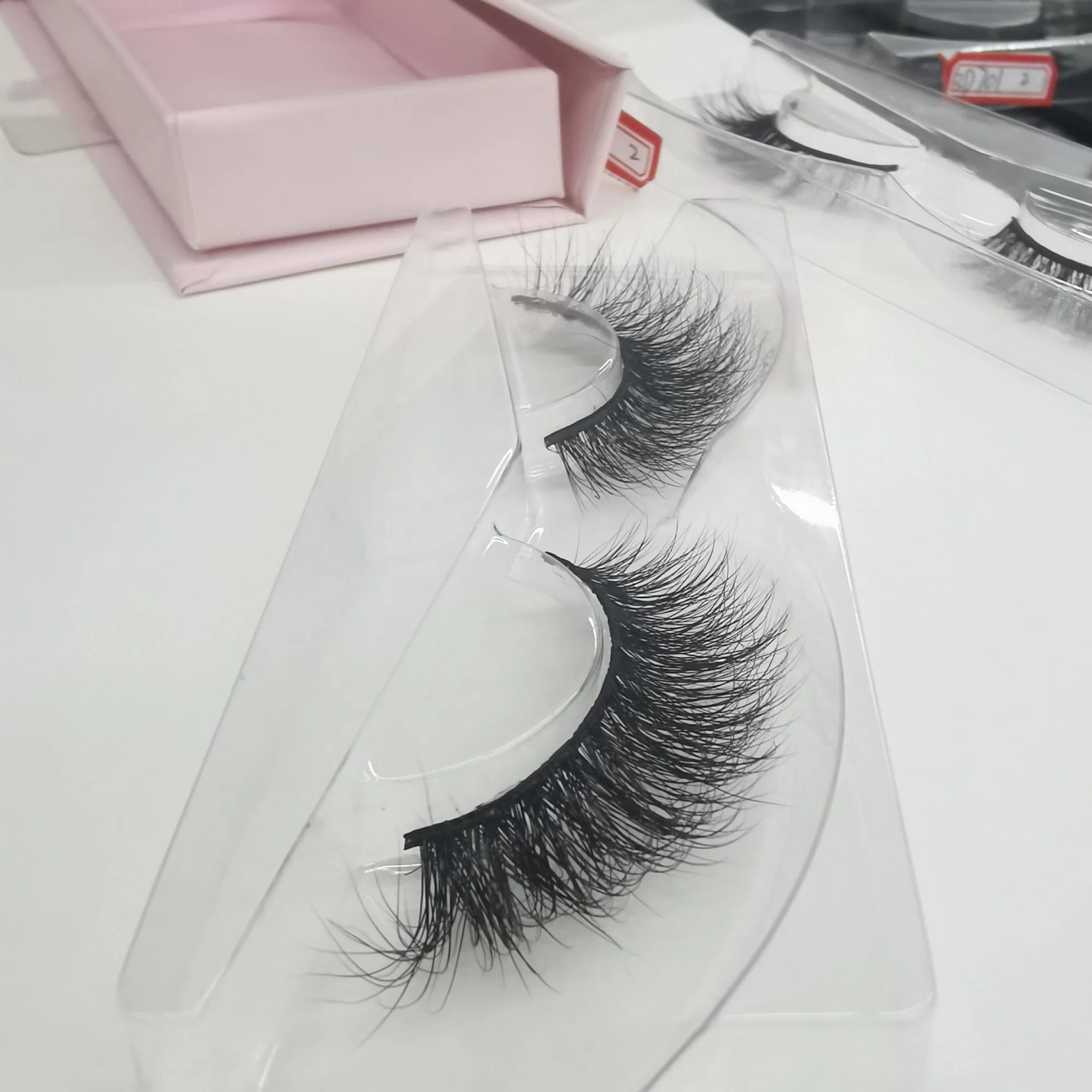 2023 Eyelash 3D Mink Wholesale/Supplier OEM Real Kolinsky Makeup False Eyelashes