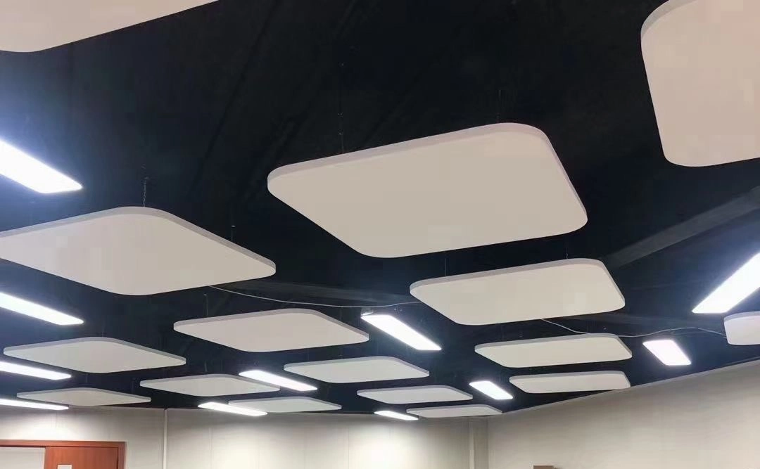 AG. Acoustic Suspension Hanging System Glasswool Sound Absorption Ceiling Panel