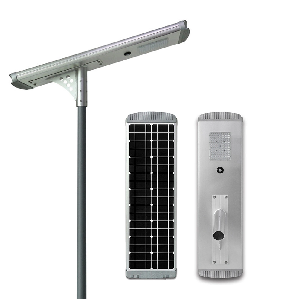 Alto custo efetivo todos em um sistema integrado de ABS Estrada Exterior Solar Luz de lâmpada de rua com Radar Sensor de movimentos