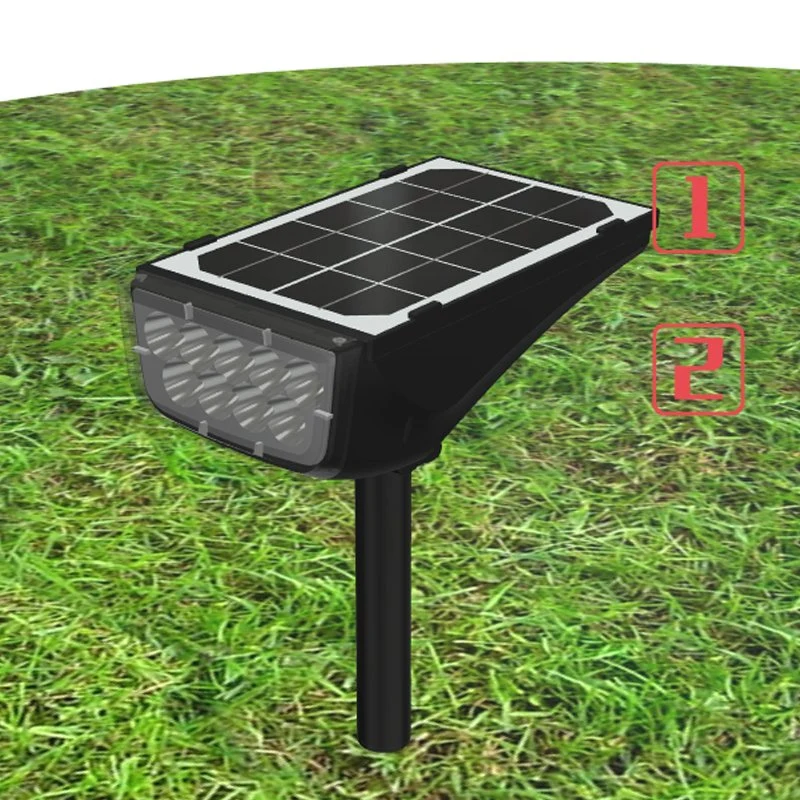 Outdoor Decorative Solar Lawn Lamp LED Powered Spotlight Garden Light