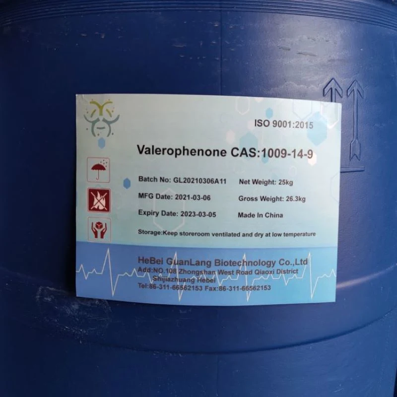 99% 1-Phenyl-1-Pentanon Casno 1009-14-9 Valerophenon / 4′ -Methylpropiophenon 5337-93-9 Lieferanten China