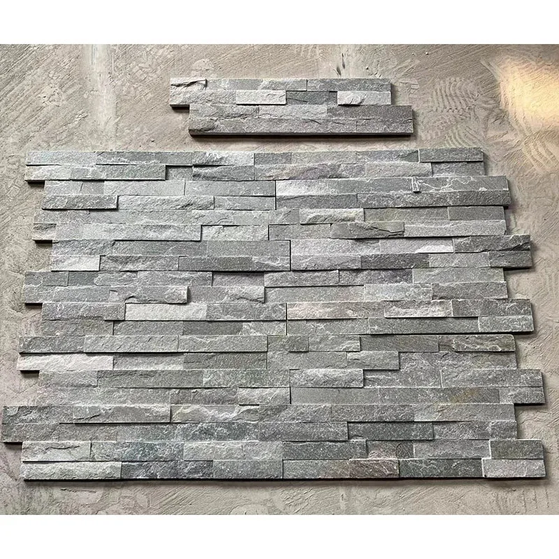 Muti Colors White Grey/Black/Gold Black Slate Culture Stone for Wall Cladding