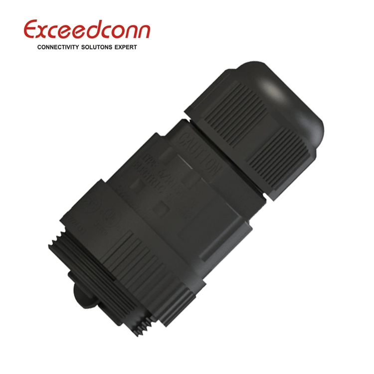 Exceedconn Ep030-2224-00 3 Pin Electrical Waterproof Female Connector