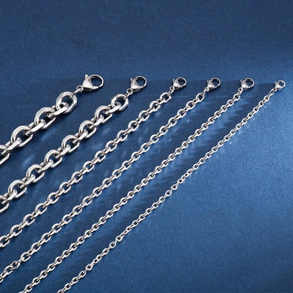 Silver Jewelry Stainless Steel O-Chain Bracelet