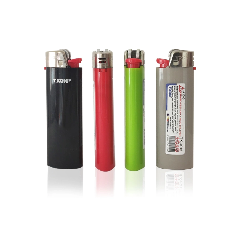 Fh-208 Disposable Cigarette Plastic Gas Flint Maxi Custom Logo Lighter