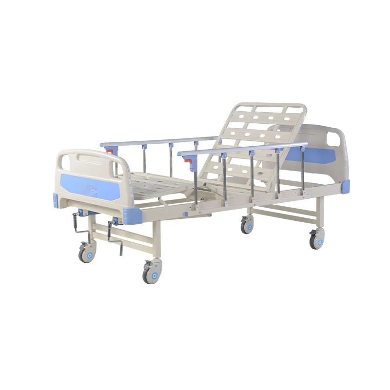 Manual 2crank Medical Plastic ABS Hospital Bed