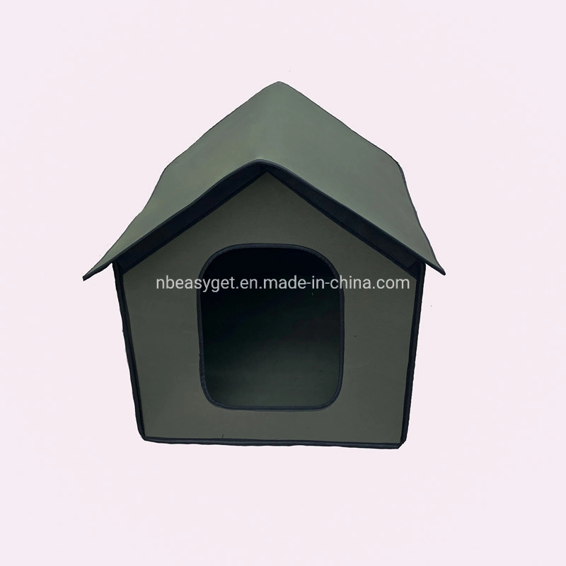 Tragbares Weiches Hundehaus Katzenhaus, Wasserdichtes Winddichtes, Regenfestes Hundehaus Im Freien, Faltbares, Halb Geschlossenes Haustier Puppy House Esg12790