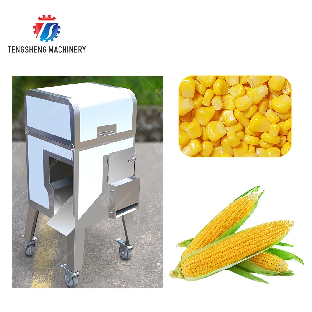 Automatische Förderband Sweet Corn Sheller Commercial Edelstahl Sweet Mais-Dreier-Maisscheller-Maschine