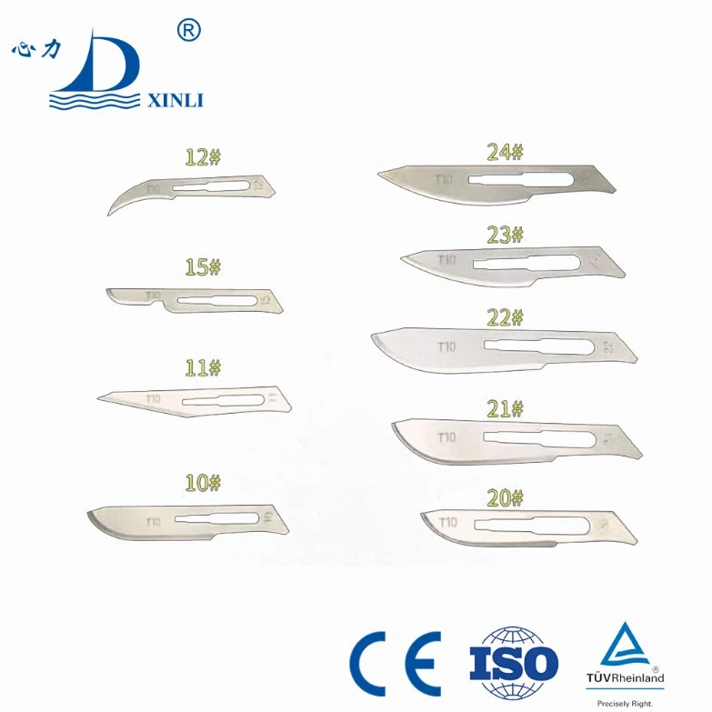 Disposable High quality/High cost performance  Stainless Steel Surgical Blade with Scalpel Handle in Low Price Medical Dental Surgical Instrument