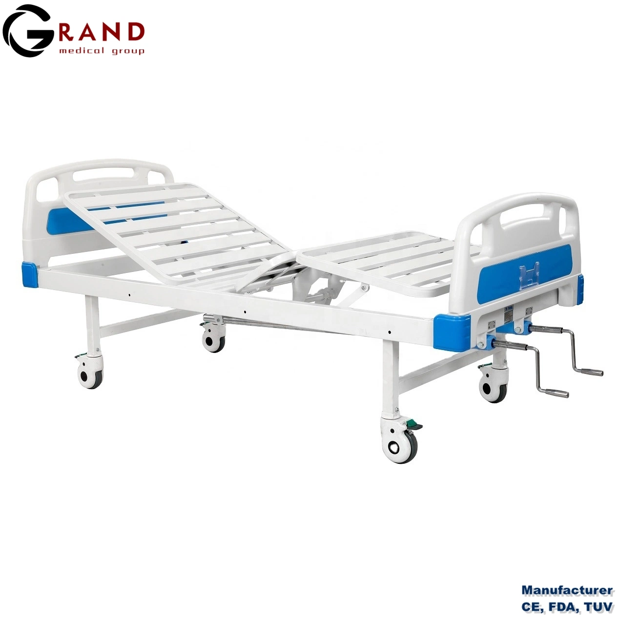 China Fabricación Precio del proveedor Mayorista/Proveedor de alta calidad CE aprobada Hospital Cama Ajustable Medical cama del paciente de hospital para muebles