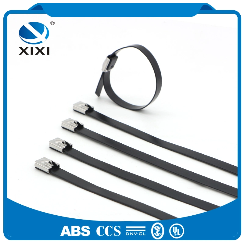 Plastic Coated Heat Resistant Stainless Steel Cable Straps