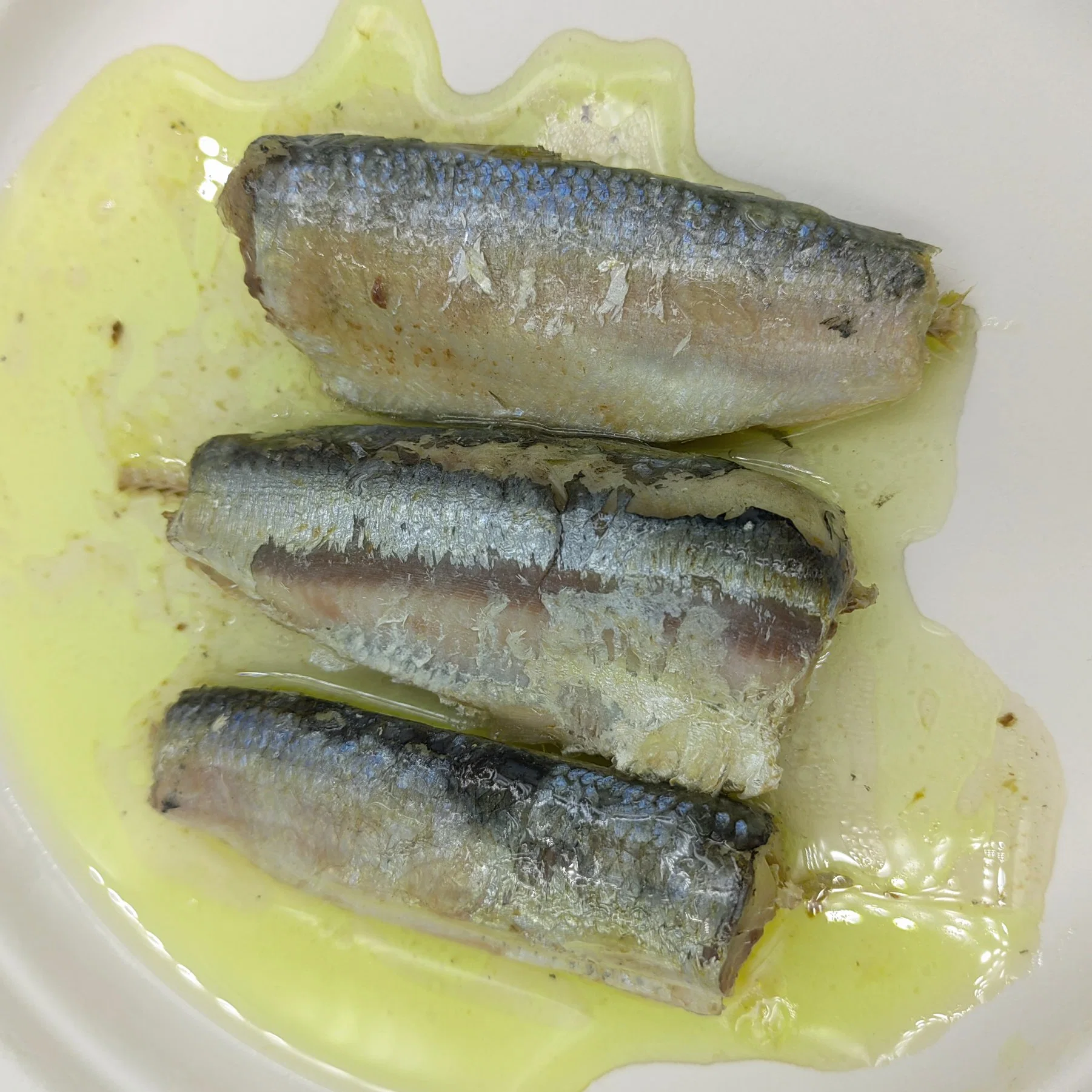 Las conservas de sardinas en aceite de plana 125g