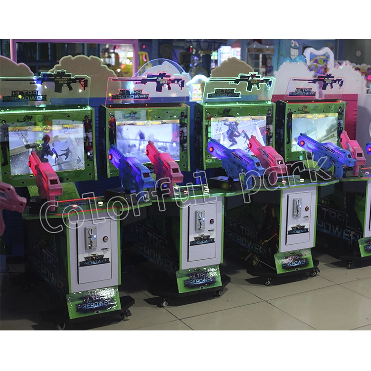 Colorful Park Indoor Playground Amusement Video Shooting Simulator Arcade Game for 2 Players