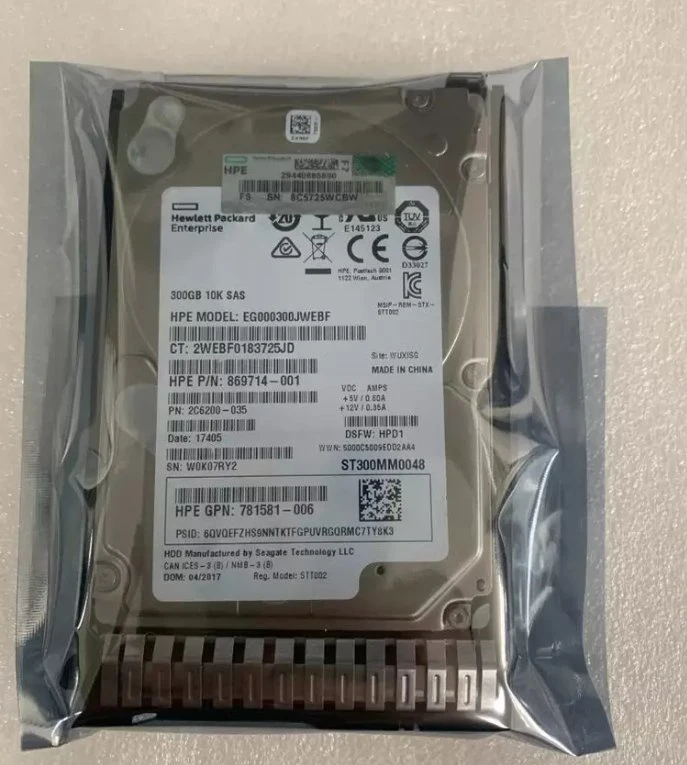 for Server Workstation Server HDD Future 300g 12g 10K 2.5in Sas Hard Drive